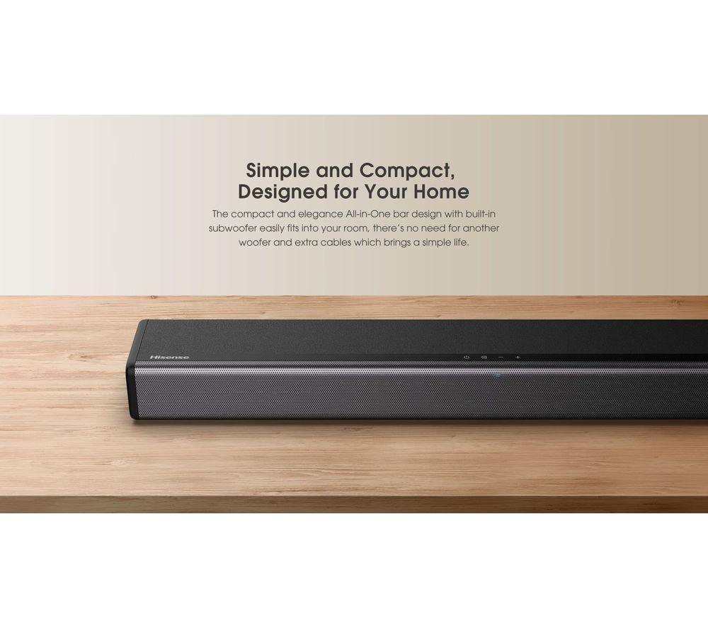 HISENSE HS214 2.1 All-in-one Sound Bar image number 5 of 7
