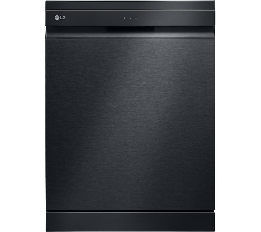 LG TrueSteam DF455HMS Full-size Smart Dishwasher - Matte Black, Black
