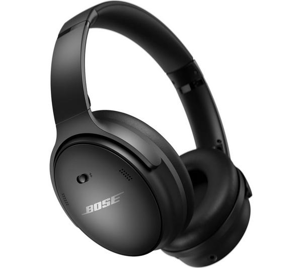 A pair of black Bose QuietComfort 45 SE Wireless Bluetooth Noise-Cancelling Headphones