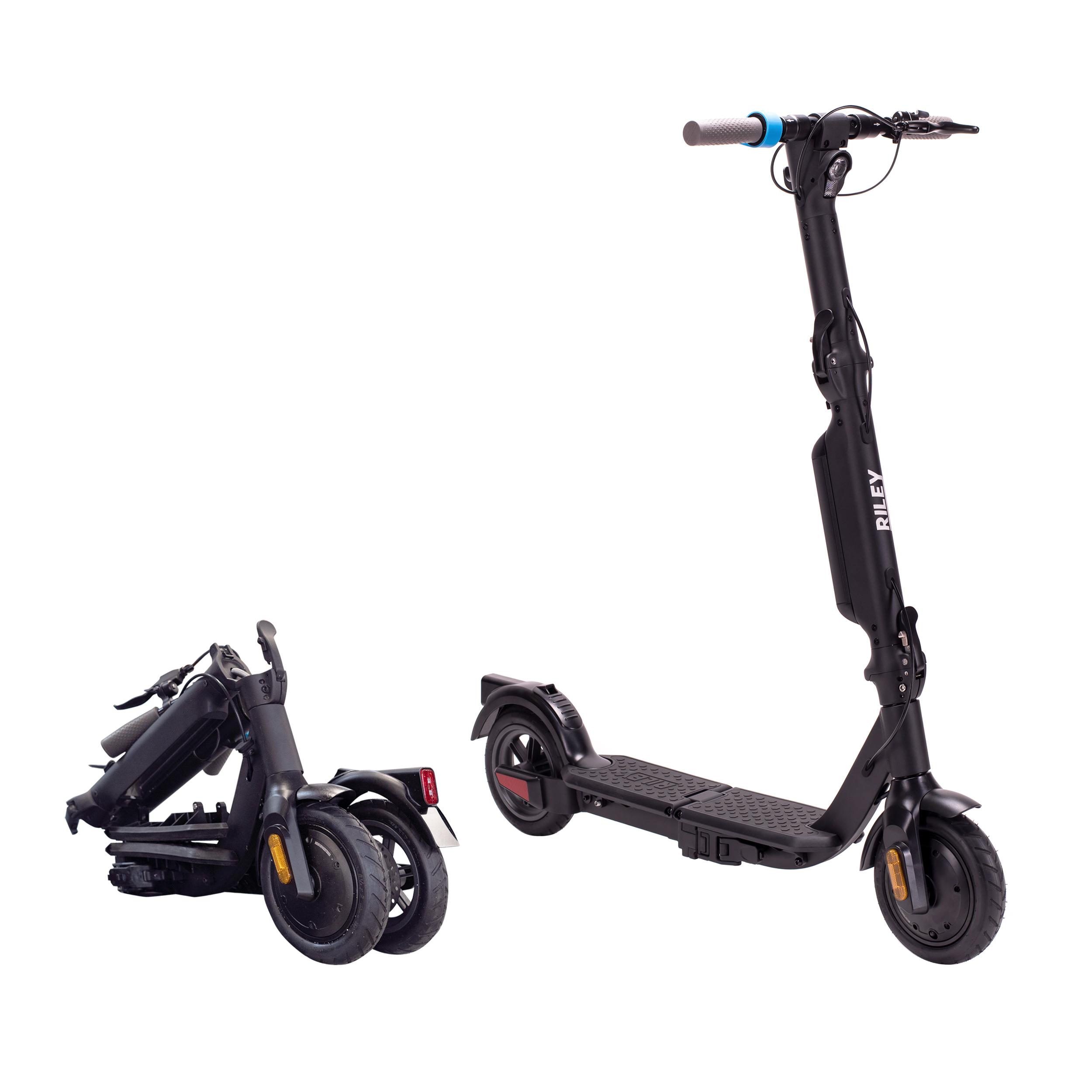 RILEY RS3 Electric Folding Scooter - Black, Black