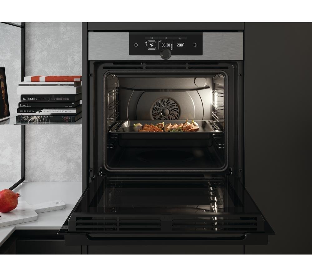 HAIER I-Turn Series 2 HWO60SM2F9XH Electric Pyrolytic Smart Oven - Black & Stainless Steel image number 3 of 16