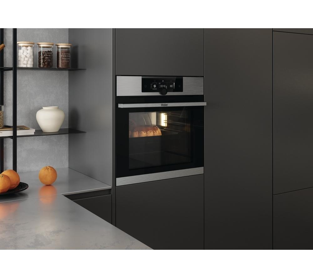 HAIER I-Turn Series 2 HWO60SM2F9XH Electric Pyrolytic Smart Oven - Black & Stainless Steel image number 6 of 16