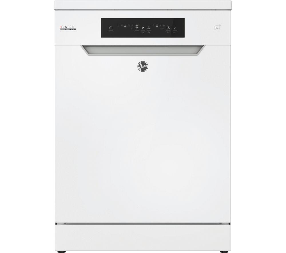 HOOVER H-DISH 300 HF 3C7L0W Full-size WiFi-enabled Dishwasher – White, White