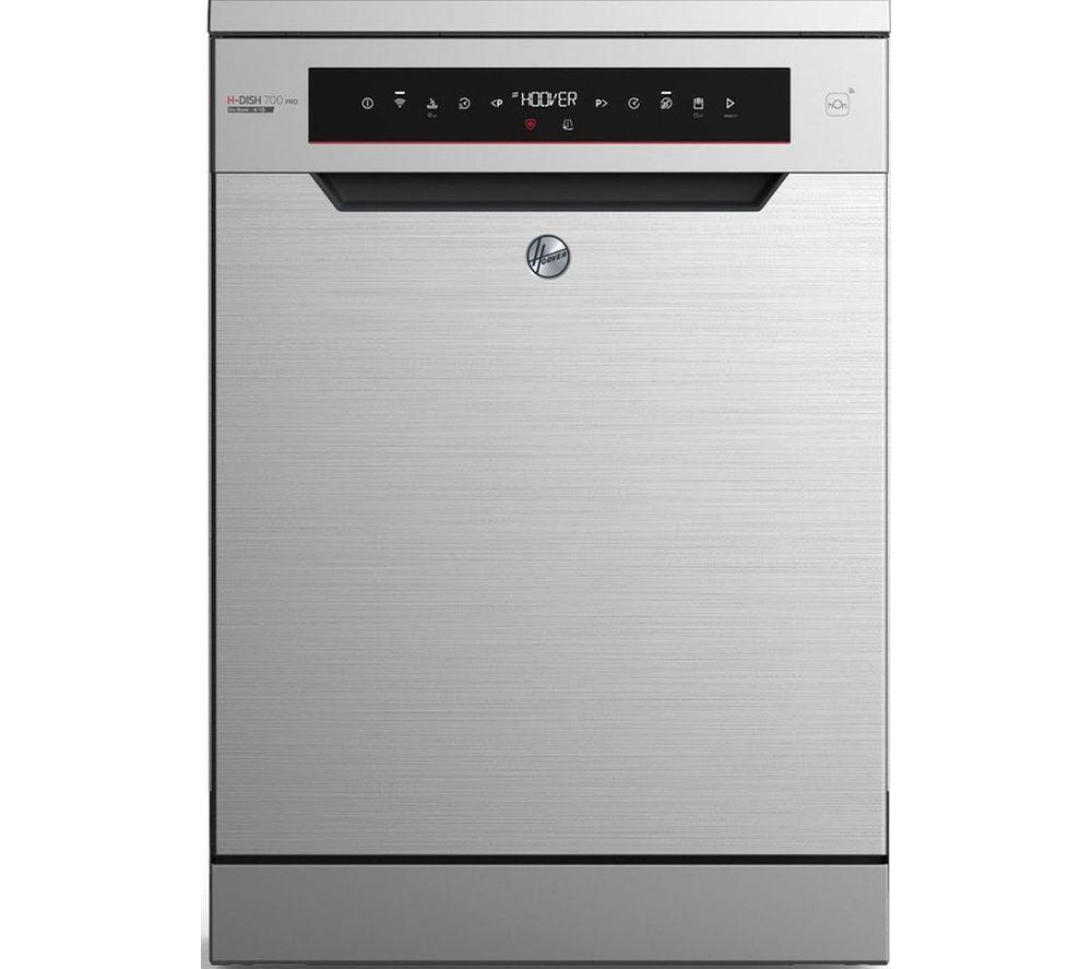 HOOVER H-Dish 500 HF6B4S1PX Full-size Smart Dishwasher – Stainless Steel, Stainless Steel