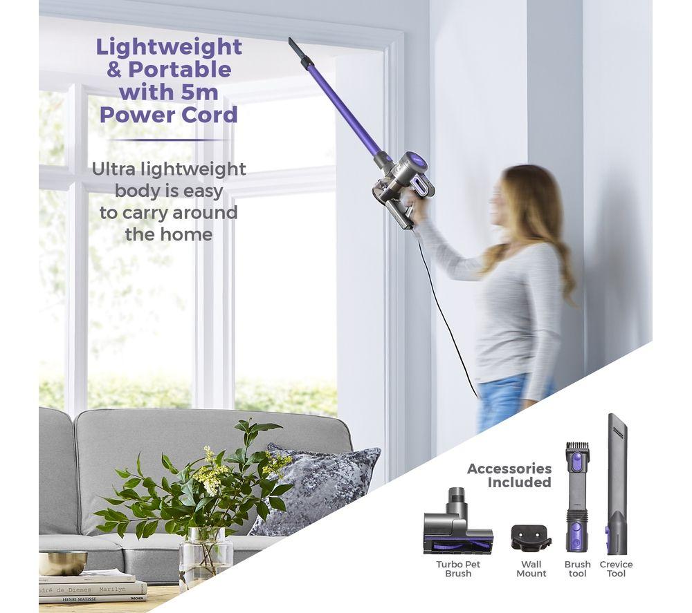 TOWER Pets VL20 Upright Bagless Vacuum Cleaner - Peri Purple image number 8 of 13