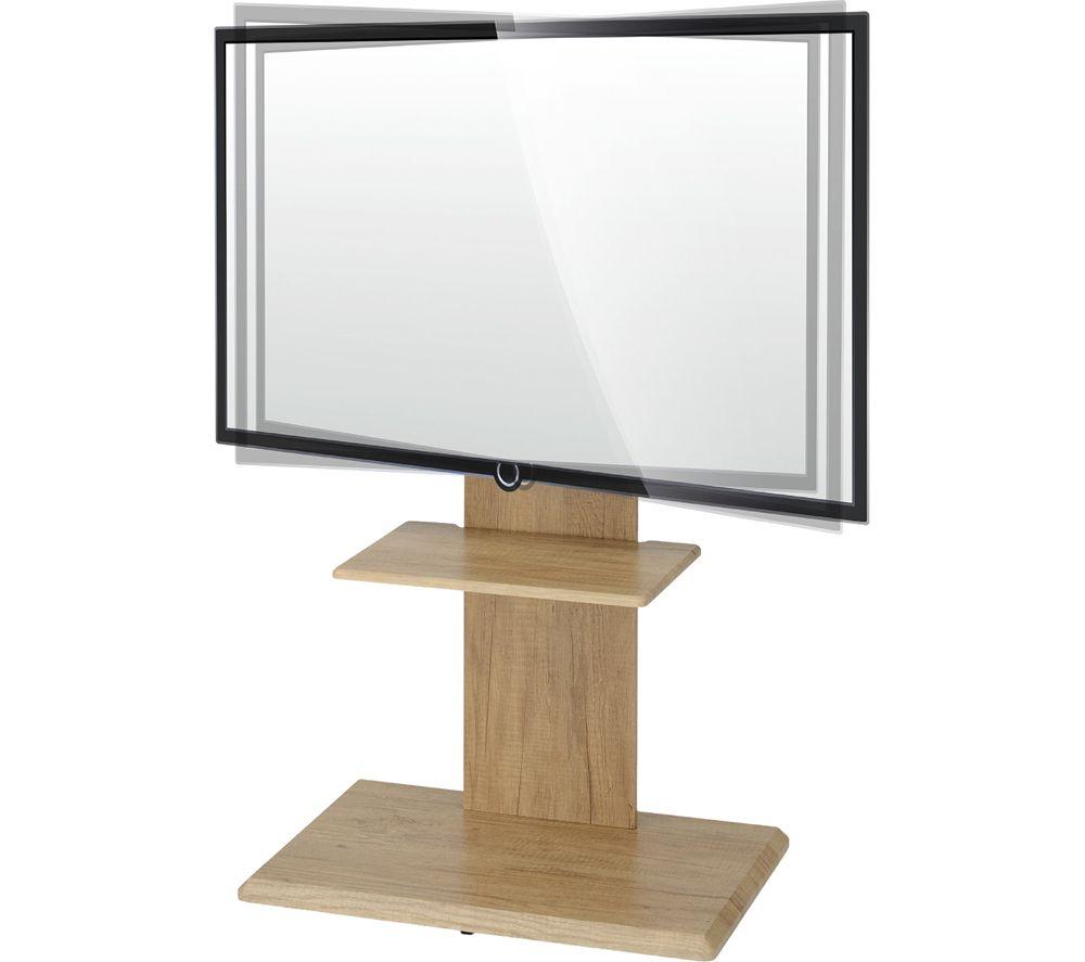 TTAP FS-2-OAK 640 mm TV Stand with Bracket for up to 65" TVs - Black & Oak image number 6 of 6