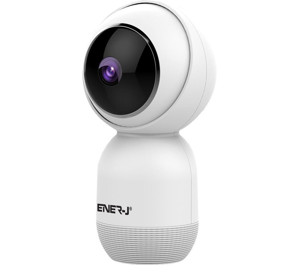 ENERJ Indoor Security Camera System Wireless with Motion Sensor, Night Vision, 360 Degree Pan Tilt Zoom, 720P 1 MP, Two Way Audio, Wifi Remote Home Baby Monitor Using App