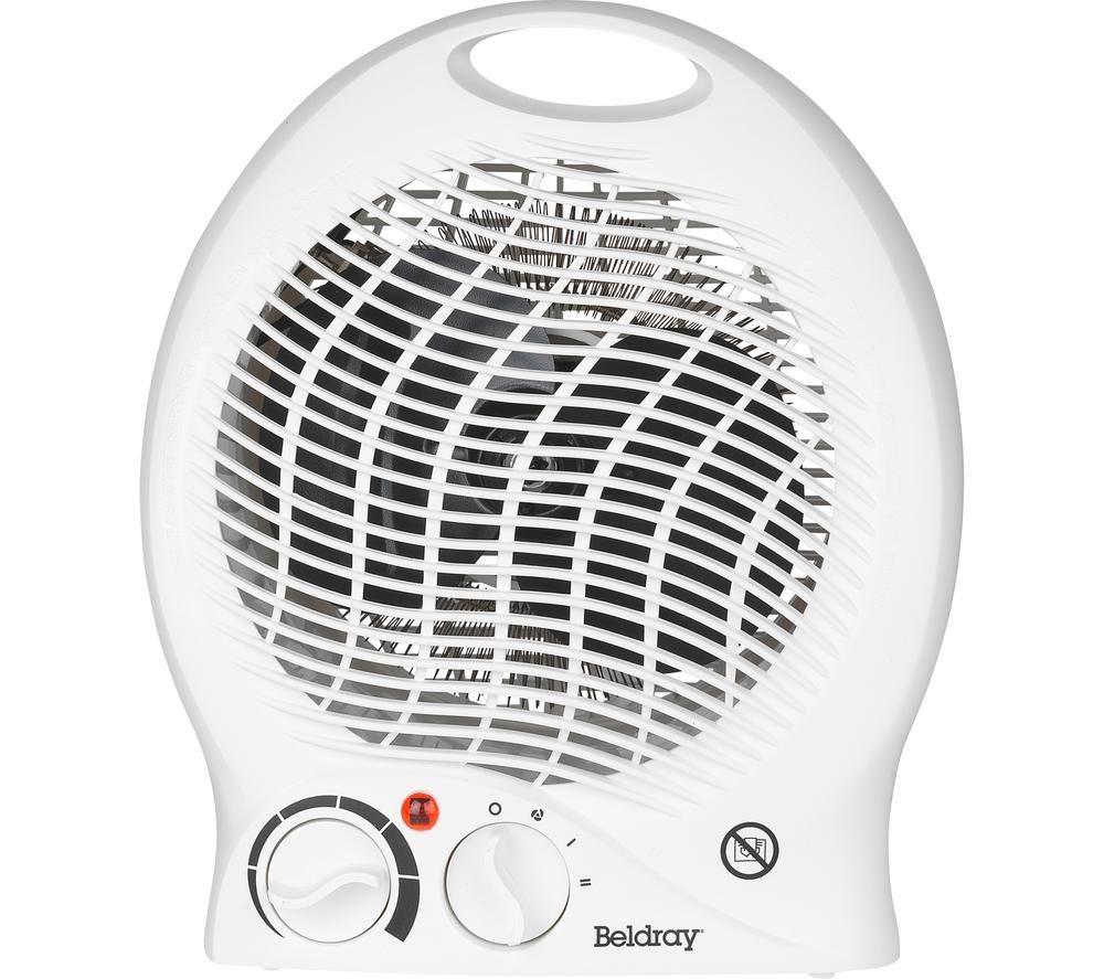 BELDRAY EH0567WK Portable Hot & Cool Fan Heater - White image number 2 of 6