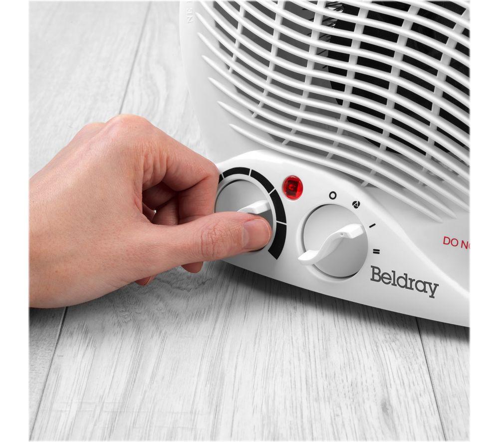 BELDRAY EH0567WK Portable Hot & Cool Fan Heater - White image number 4 of 6