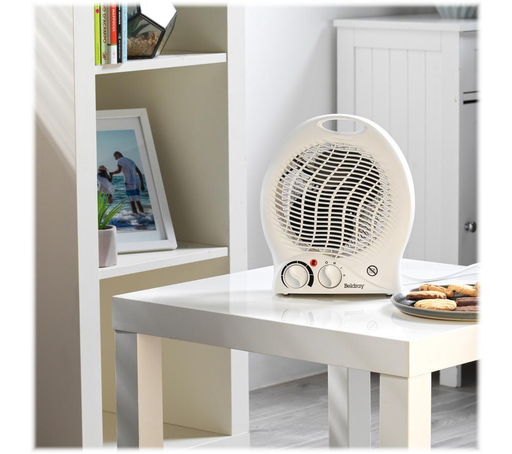 BELDRAY EH0567WK Portable Hot & Cool Fan Heater - White image number 6 of 6