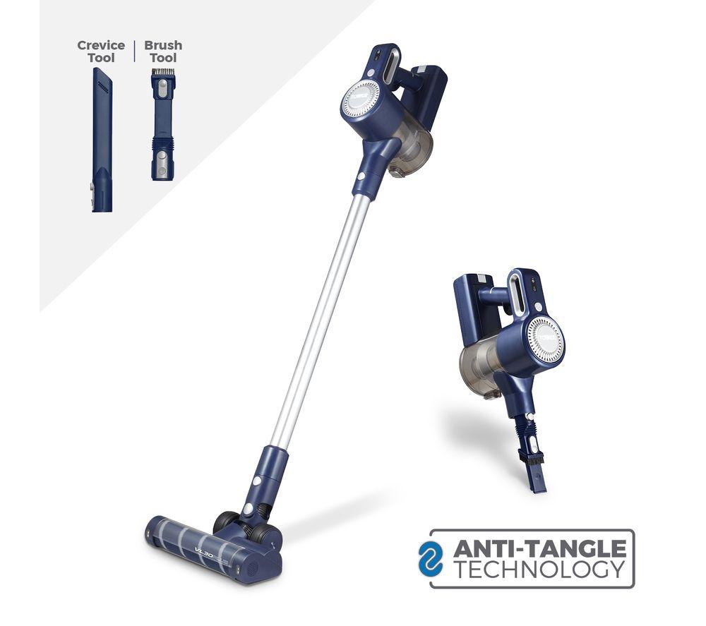 TOWER Plus Anti-Tangle 3-in-1 VL35 Cordless Vacuum Cleaner - Blue & Silver image number 2 of 16