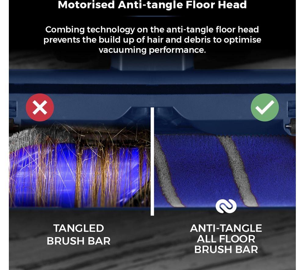 TOWER Plus Anti-Tangle 3-in-1 VL35 Cordless Vacuum Cleaner - Blue & Silver image number 6 of 16