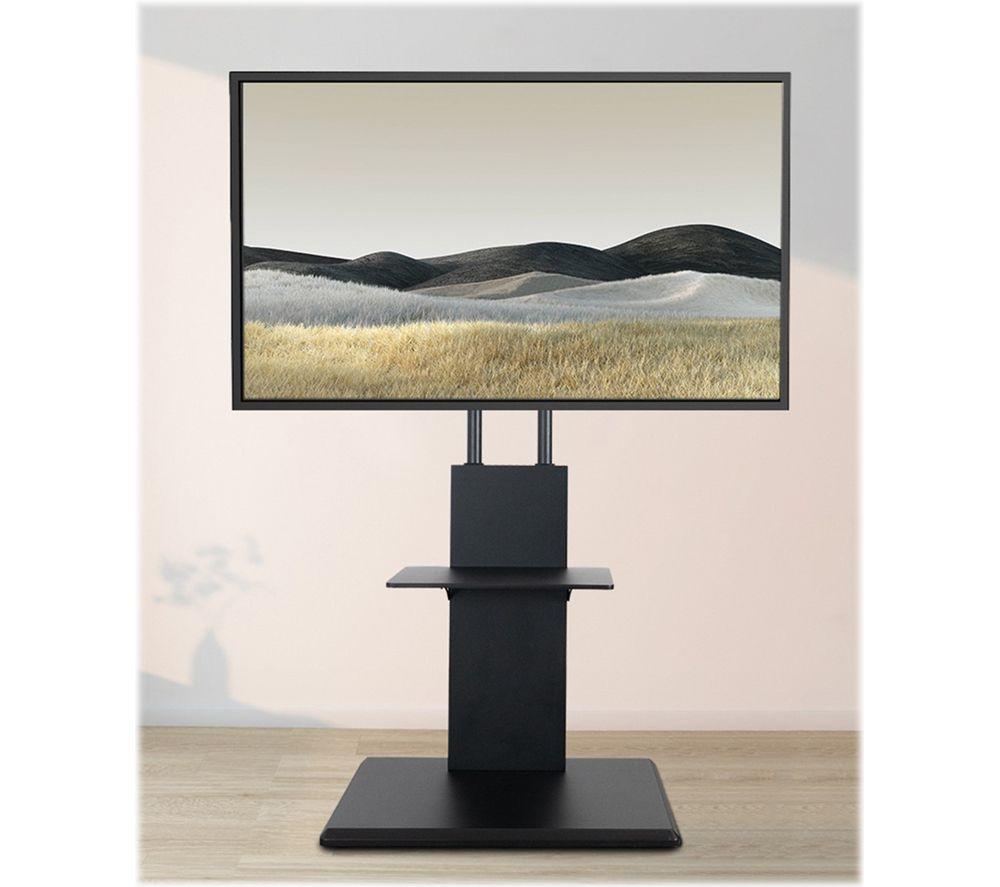 TTAP FS-2-BLK 640 mm TV Stand with Bracket for up to 65" TVs - Black image number 5 of 6