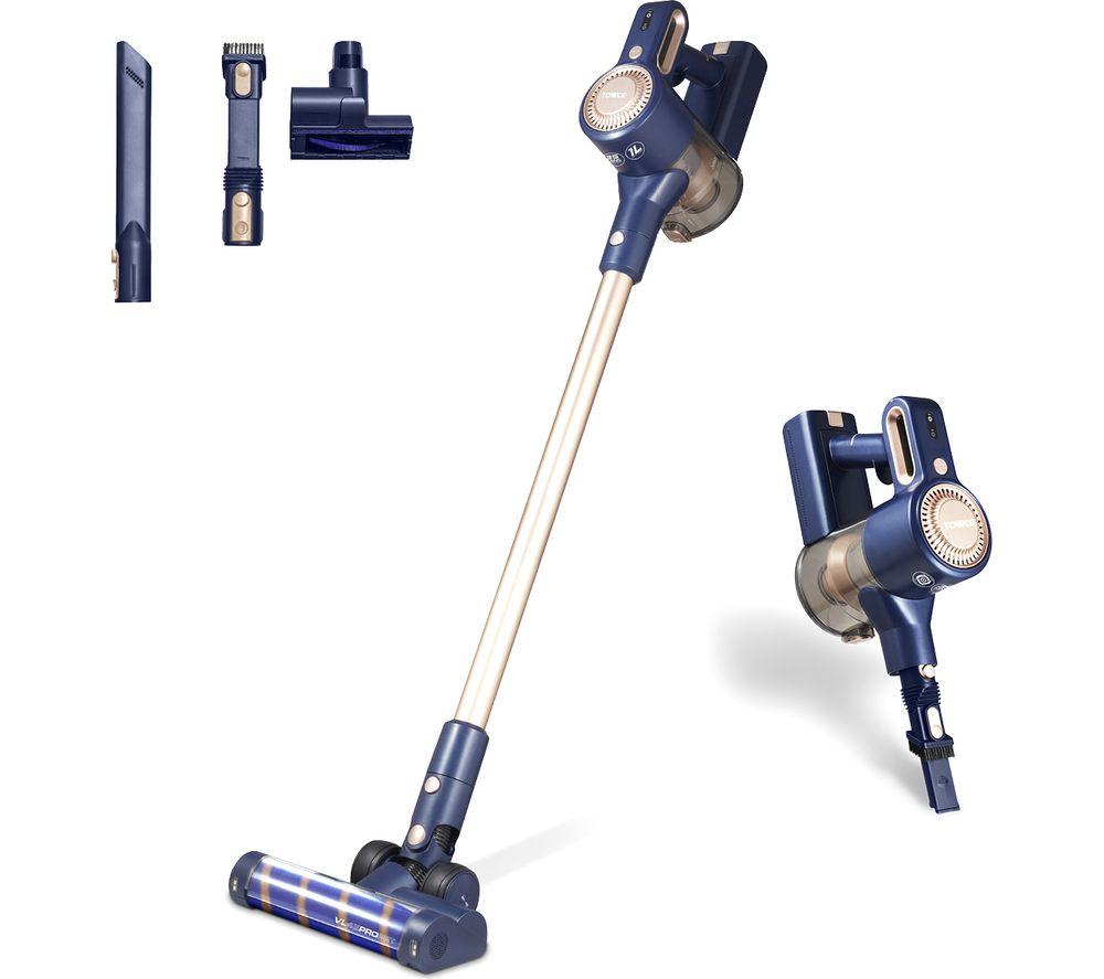 TOWER Pro Pet 3-in-1 VL45 Cordless Vacuum Cleaner - Blue & Gold, Gold,Blue