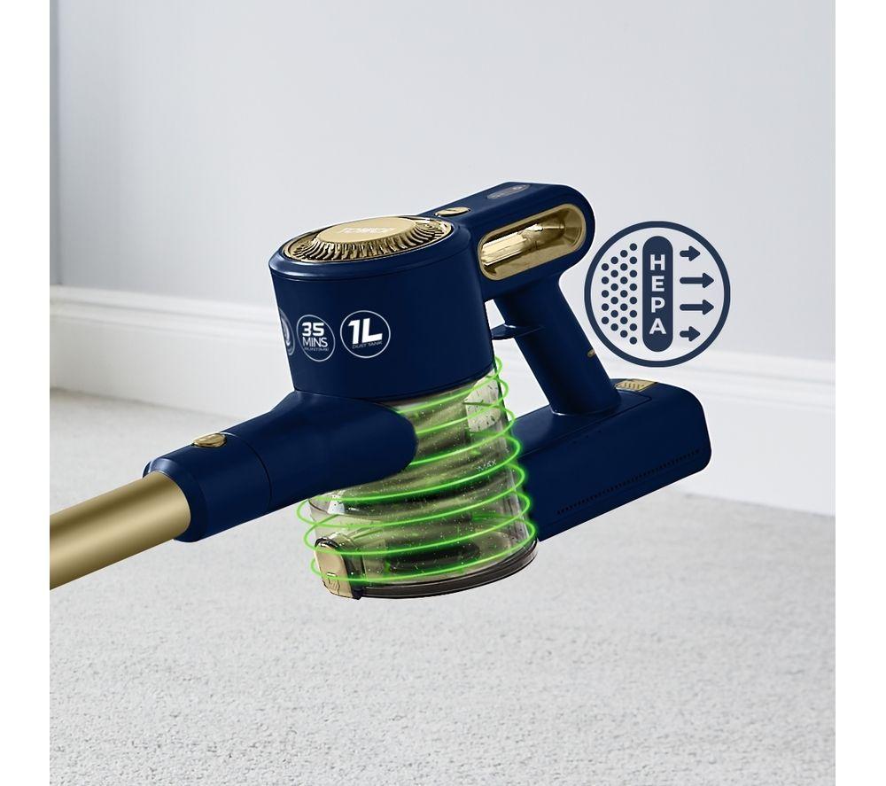 TOWER Pro Pet 3-in-1 VL45 Cordless Vacuum Cleaner - Blue & Gold image number 13 of 17