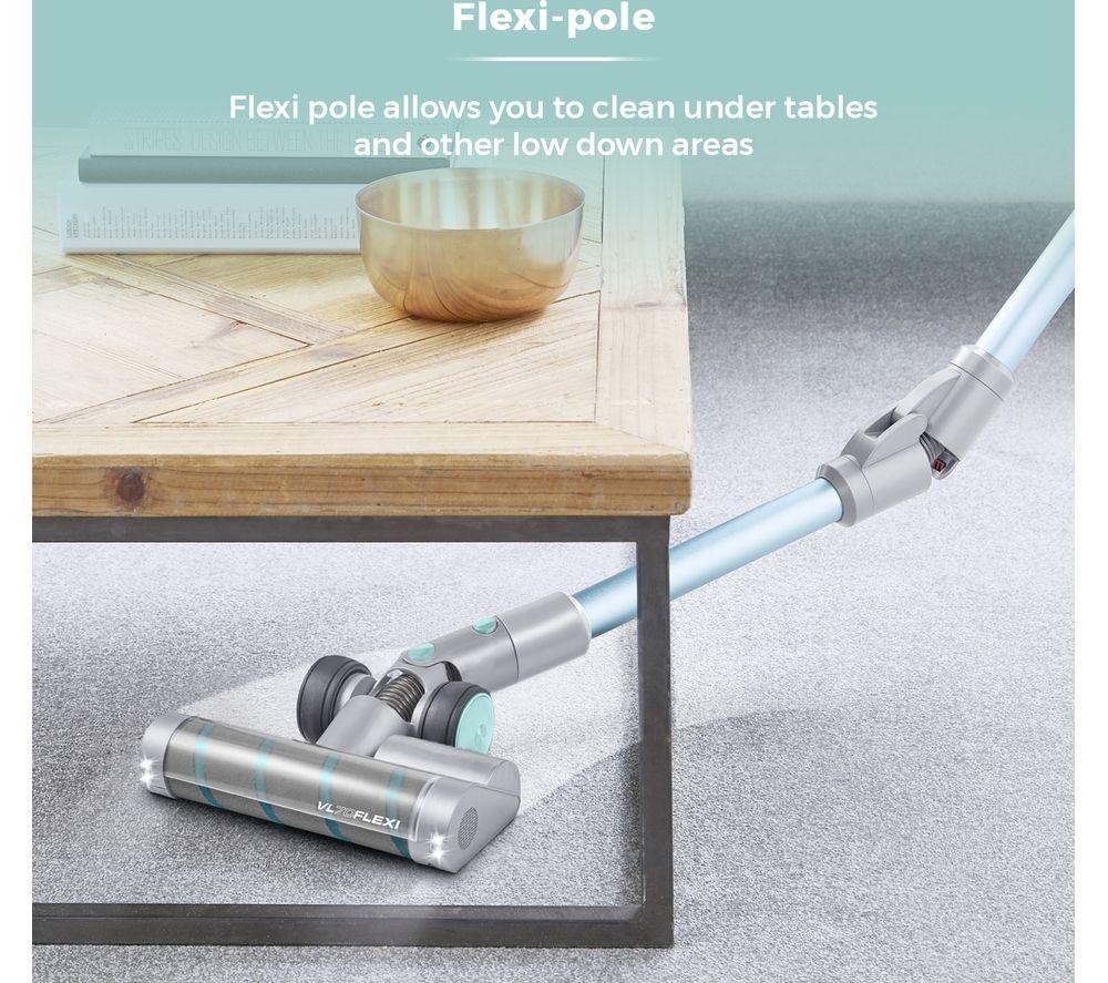 TOWER Flexi 3-in-1 VL70 Cordless Vacuum Cleaner - Aqua & Silver image number 7 of 17