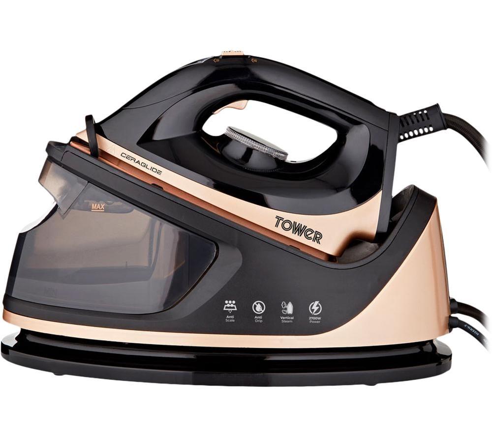 TOWER T22023GLD Steam Generator Iron - Black image number 2 of 13