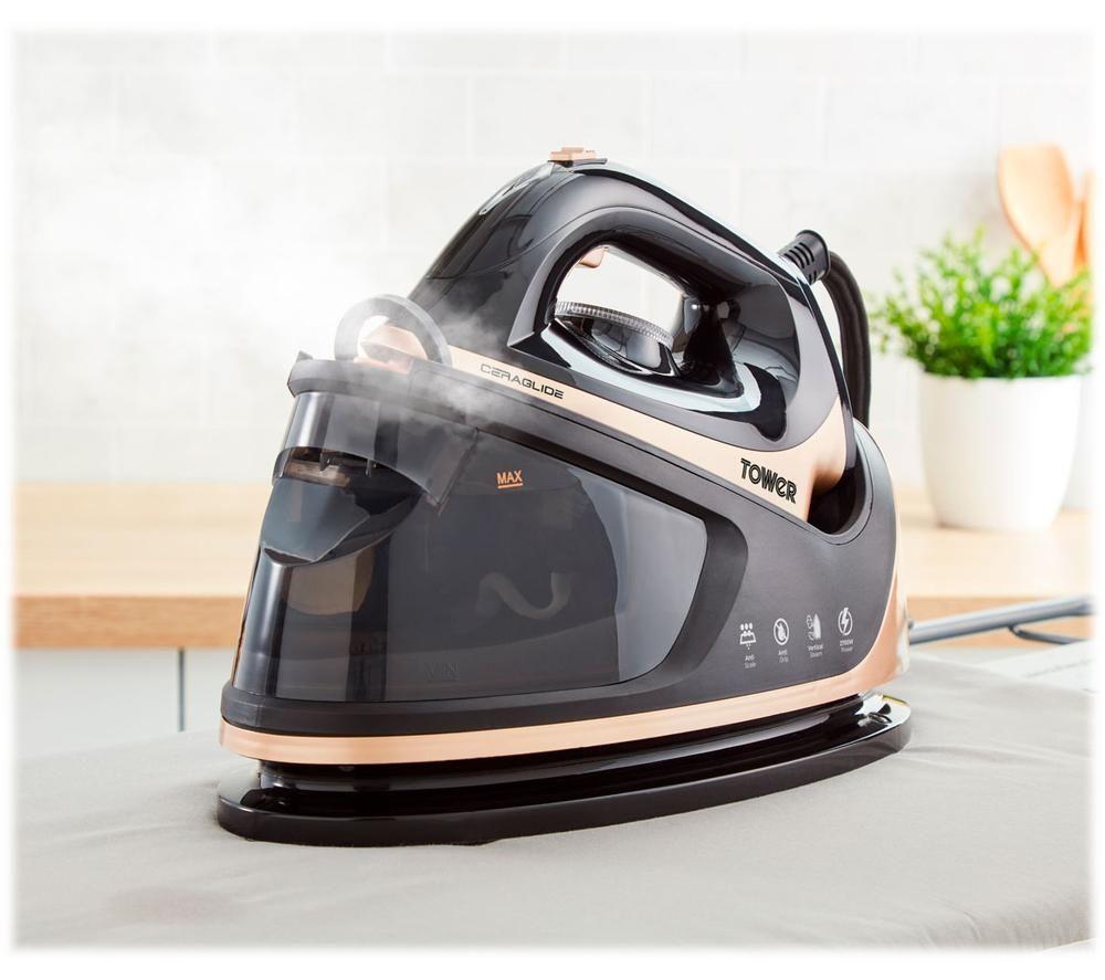TOWER T22023GLD Steam Generator Iron - Black image number 4 of 13