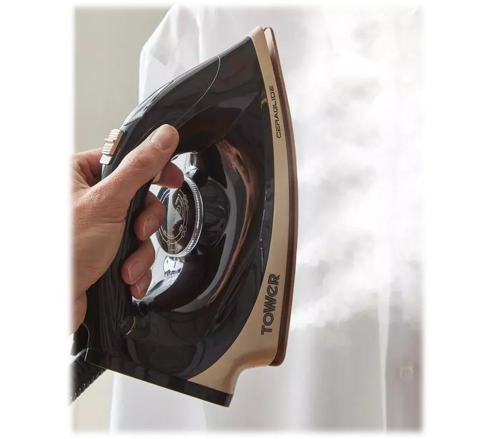 TOWER T22023GLD Steam Generator Iron - Black image number 7 of 13