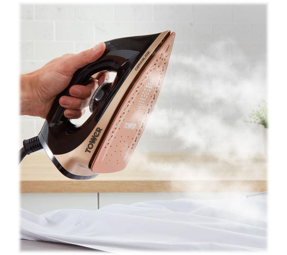 TOWER T22023GLD Steam Generator Iron - Black image number 8 of 13