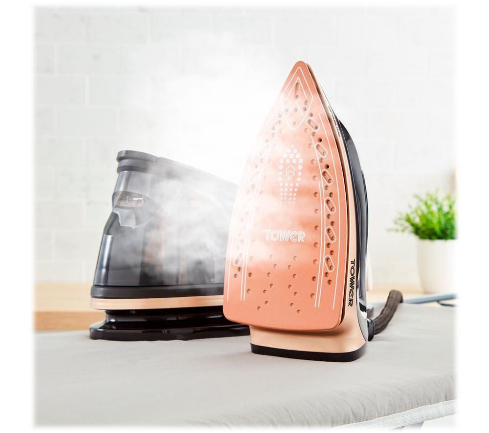 TOWER T22023GLD Steam Generator Iron - Black image number 11 of 13
