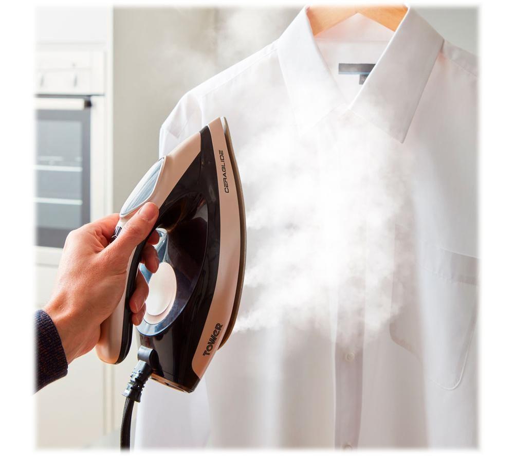 TOWER T22023GLD Steam Generator Iron - Black image number 12 of 13