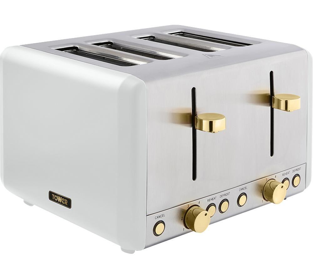 TOWER Cavaletto T20051WHT 4-Slice Toaster review