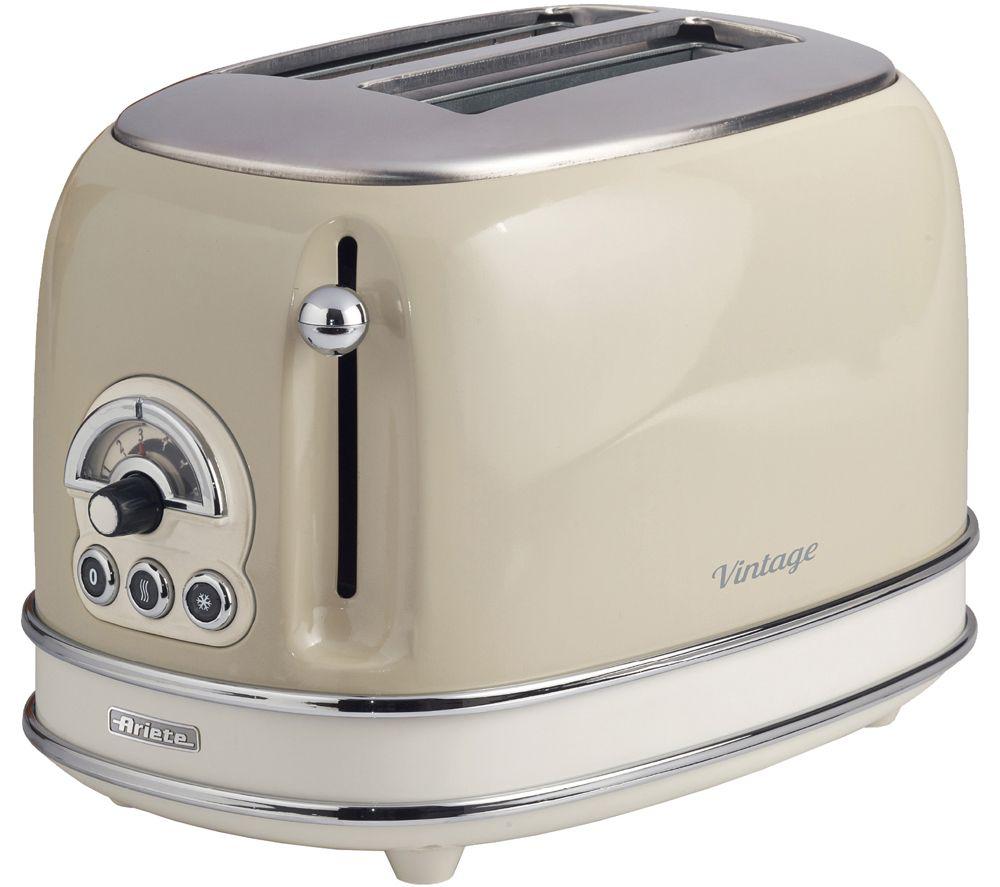 ARIETE Vintage ARPK4 Coffee Machine, Toaster & Kettle Bundle - Beige image number 4 of 5