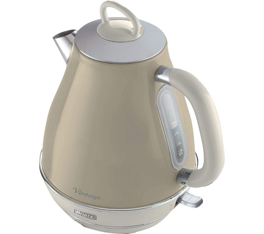 ARIETE Vintage ARPK7 Coffee Machine, Toaster & Kettle Bundle - Beige image number 5 of 13