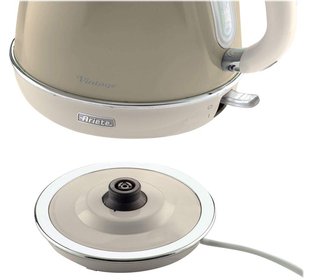 ARIETE Vintage ARPK7 Coffee Machine, Toaster & Kettle Bundle - Beige image number 6 of 13
