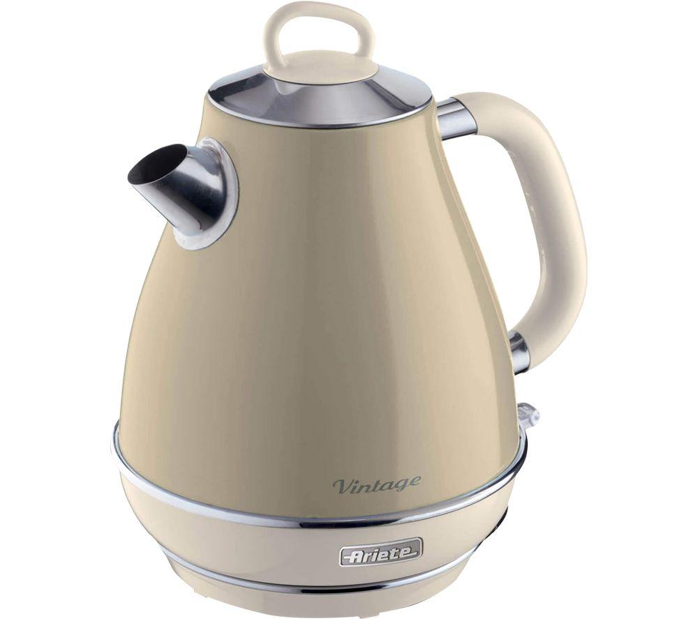ARIETE Vintage ARPK7 Coffee Machine, Toaster & Kettle Bundle - Beige image number 8 of 13