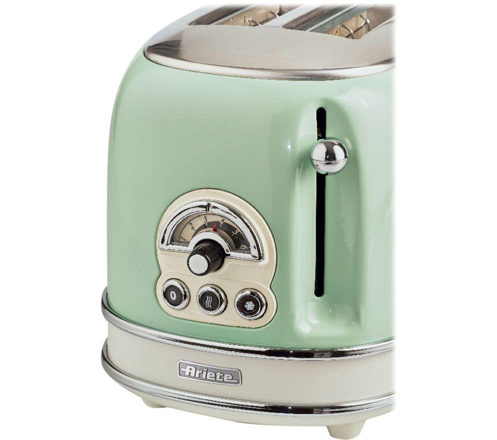ARIETE Vintage ARPK8 Coffee Machine, Toaster & Kettle Bundle - Green image number 4 of 12