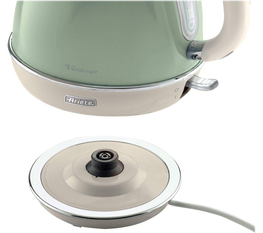 ARIETE Vintage ARPK8 Coffee Machine, Toaster & Kettle Bundle - Green image number 7 of 12
