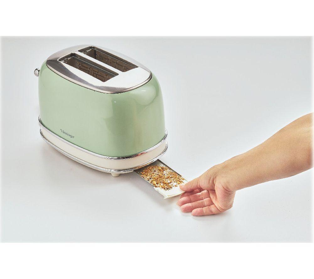 ARIETE Vintage ARPK8 Coffee Machine, Toaster & Kettle Bundle - Green image number 11 of 12