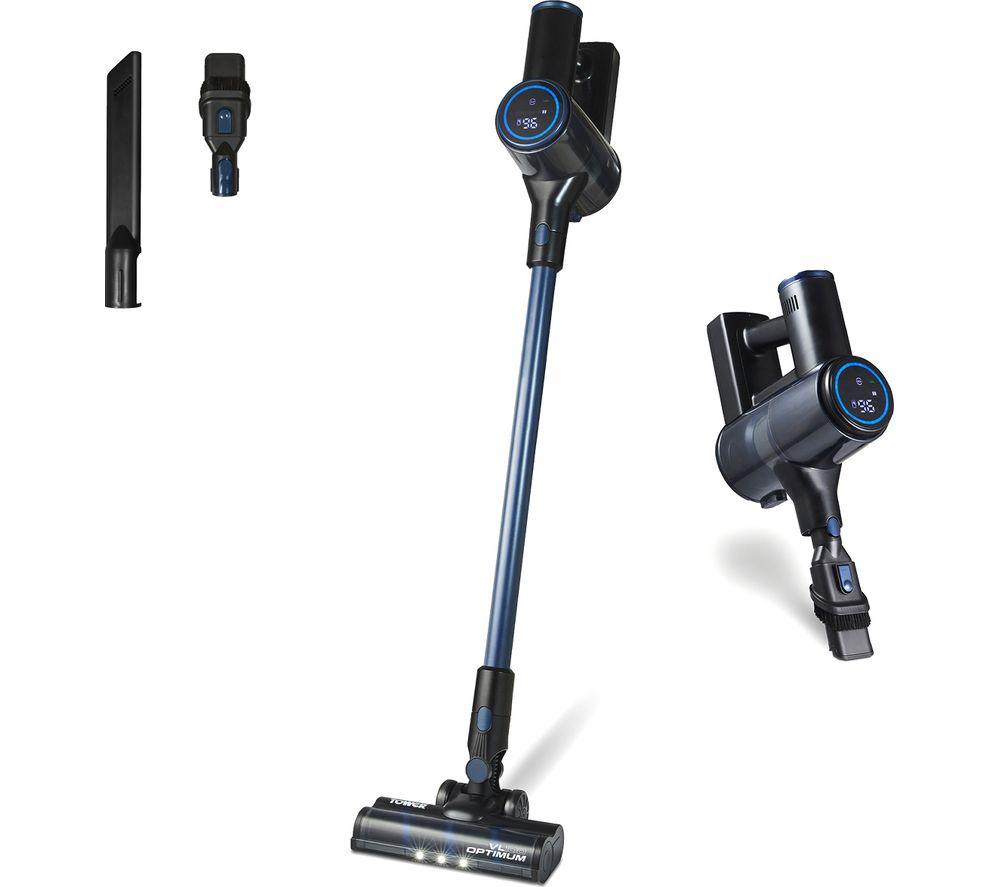 TOWER Optimum 3-in-1 VL100 Cordless Vacuum Cleaner - Blue & Black, Blue,Black
