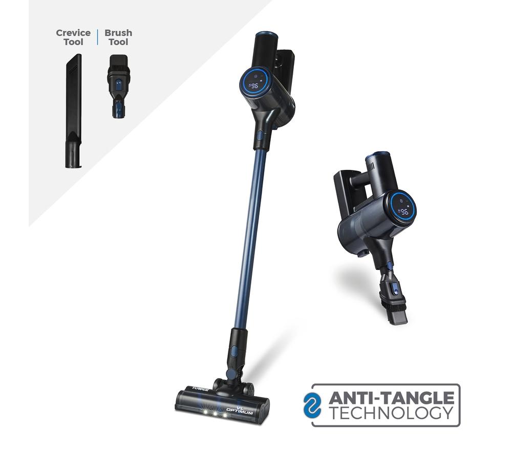 TOWER Optimum 3-in-1 VL100 Cordless Vacuum Cleaner - Blue & Black image number 2 of 12