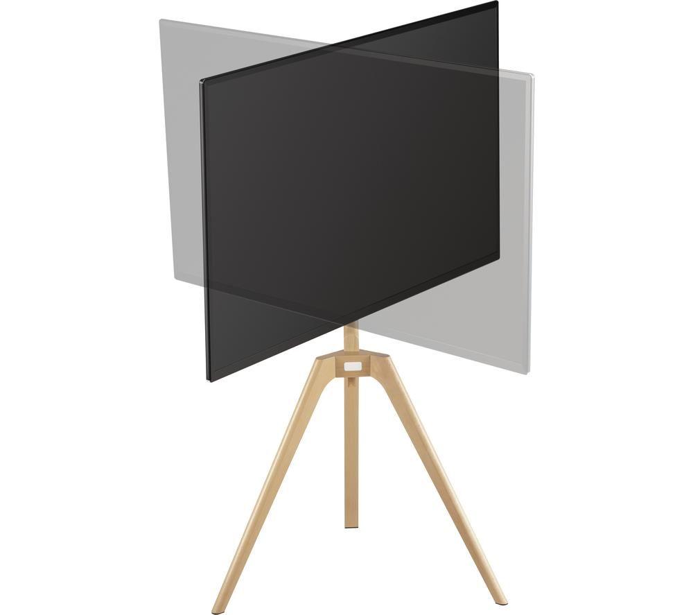 TTAP Tripod-Light 820 mm TV Stand with Bracket for up to 65" TVs - Light Wood image number 3 of 6