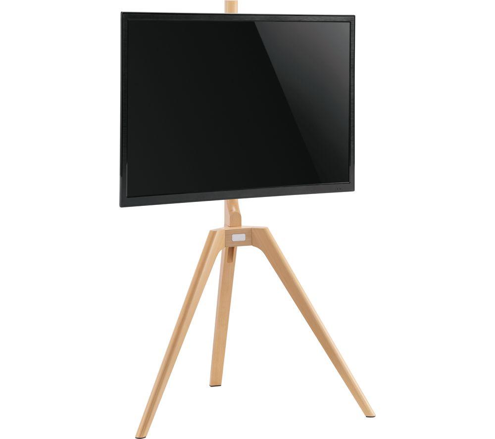 TTAP Tripod-Light 820 mm TV Stand with Bracket for up to 65" TVs - Light Wood image number 5 of 6