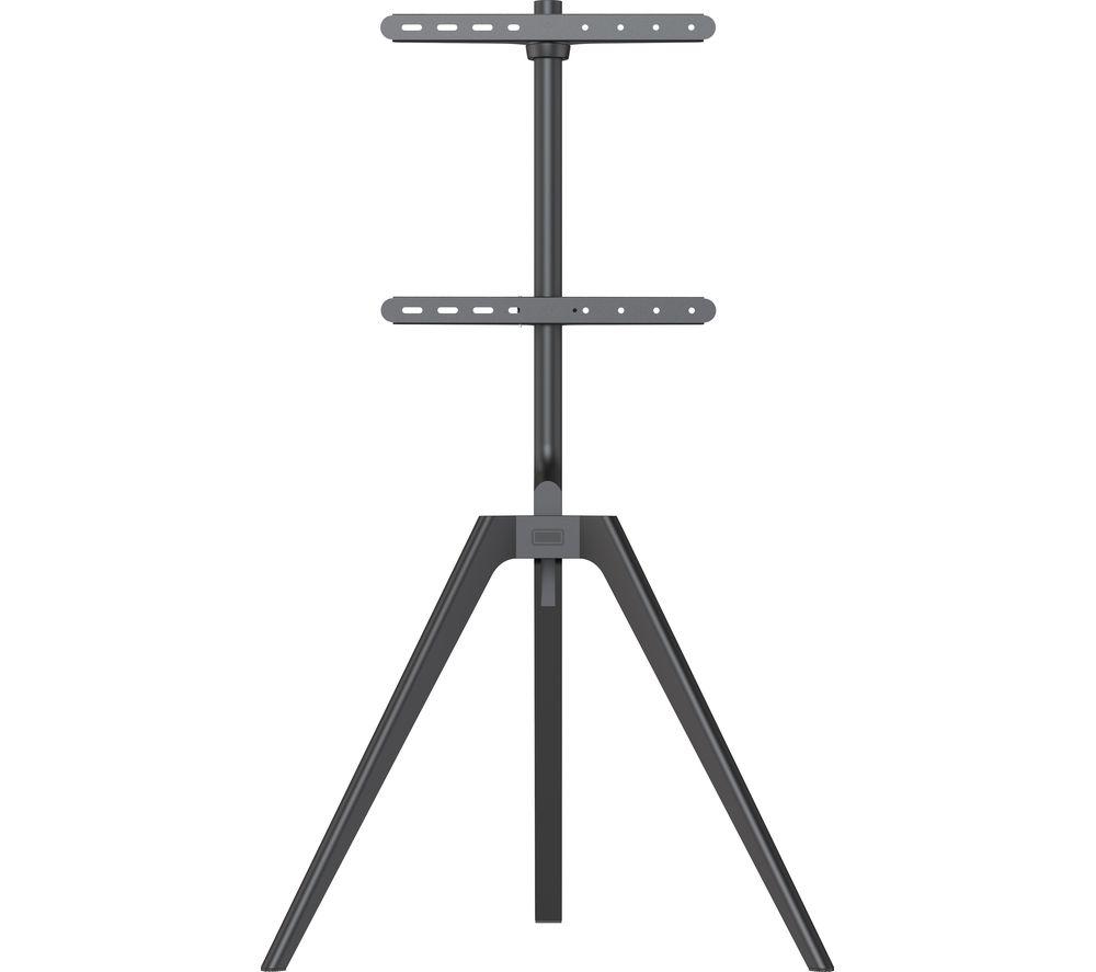 Ttap TRIPOD-BLACK TV Stand with Bracket for up to 65 inch TVs - Black