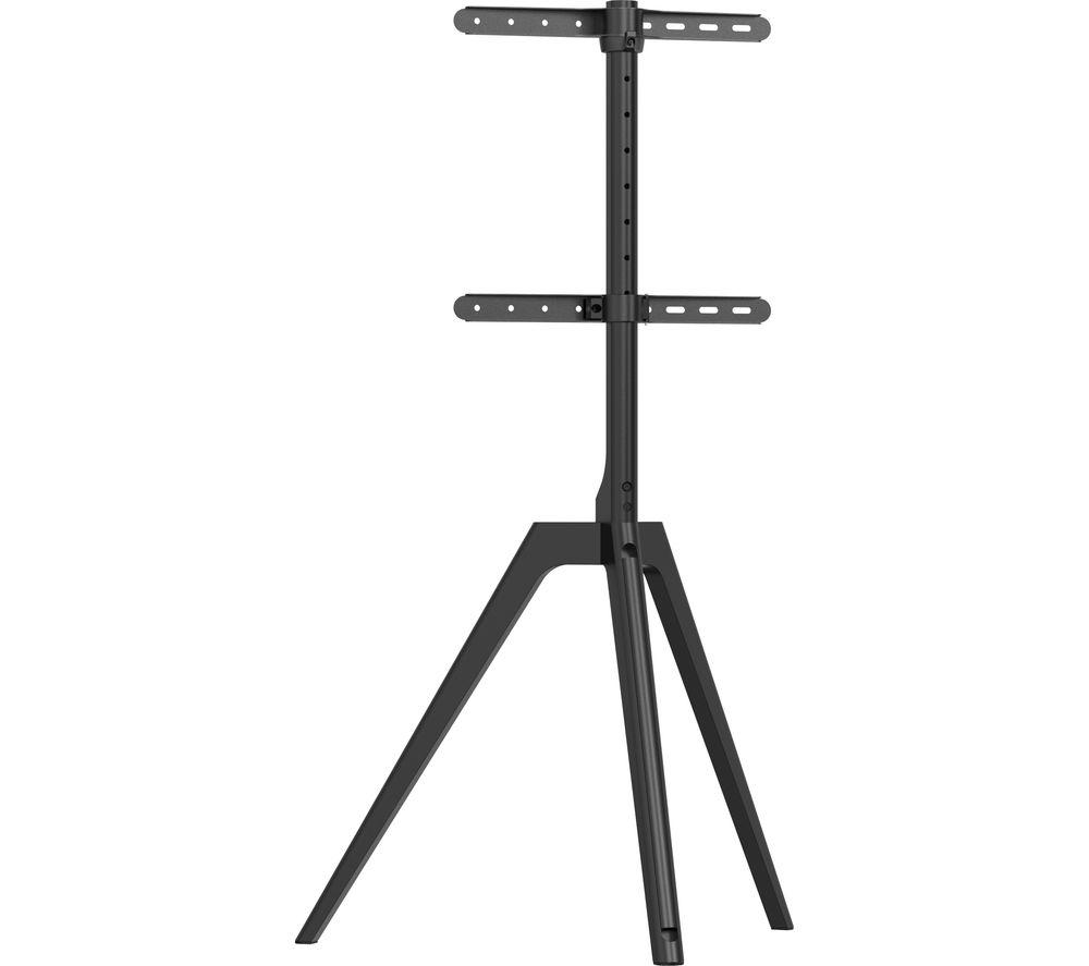 TTAP Tripod-Black 820 mm TV Stand with Bracket for up to 65" TVs - Black Wood image number 3 of 6