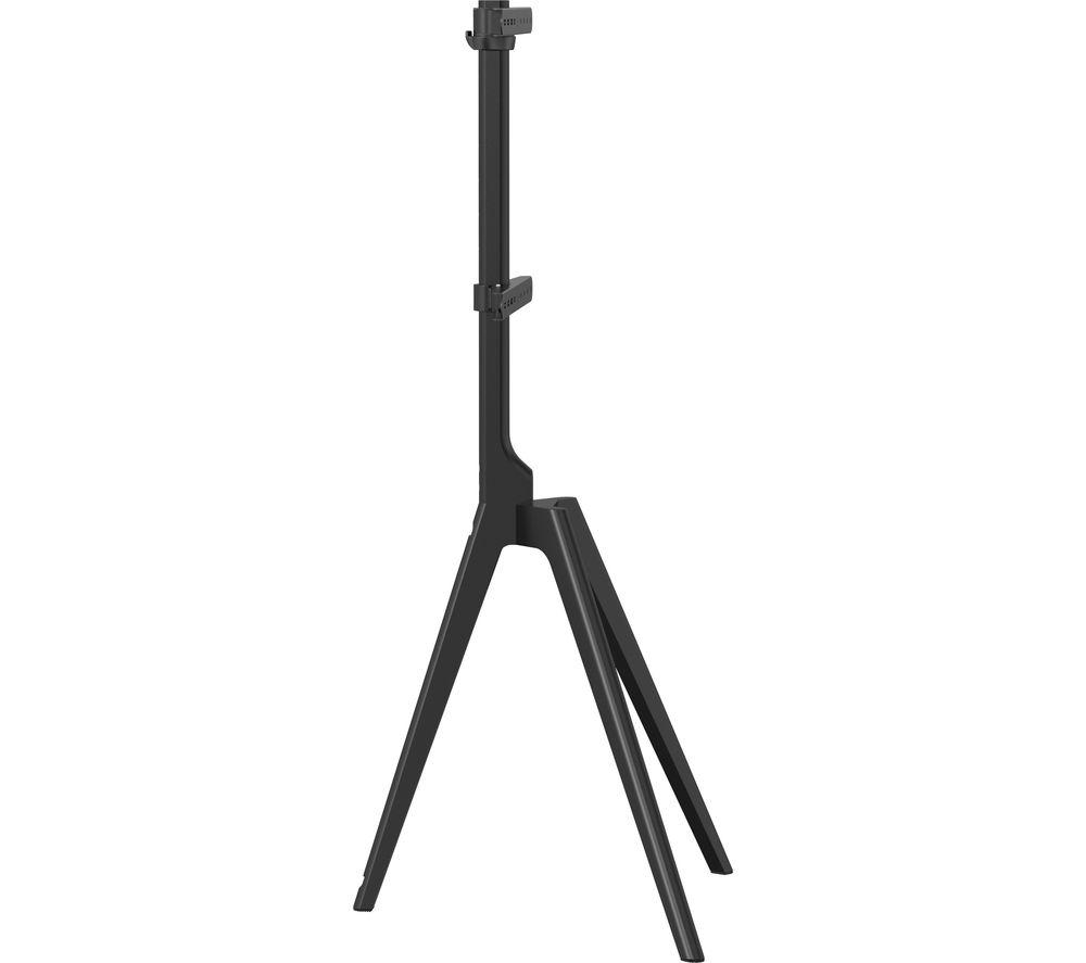 TTAP Tripod-Black 820 mm TV Stand with Bracket for up to 65" TVs - Black Wood image number 4 of 6