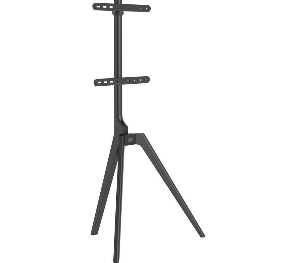 TTAP Tripod-Black 820 mm TV Stand with Bracket for up to 65" TVs - Black Wood image number 5 of 6
