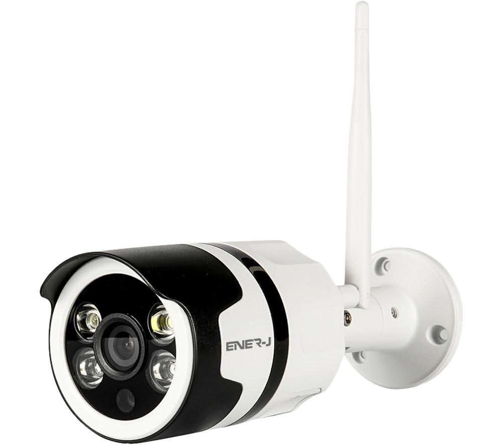Image of ENER-J IPC1015 Full HD WiFi Security Camera, Black,White