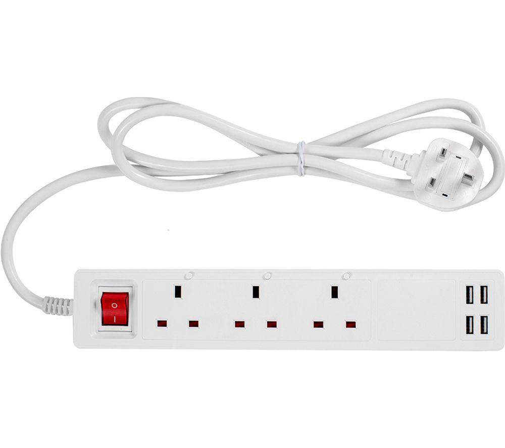 Buy ENERJ SHA5318 3Socket Smart WiFi Extension Lead Currys