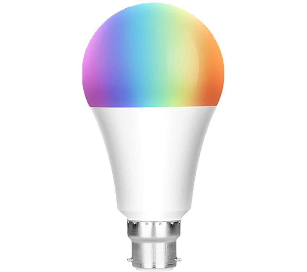 Image of ENER-J SHA5262 Smart Colour LED Light Bulb - B22, Pack of 2
