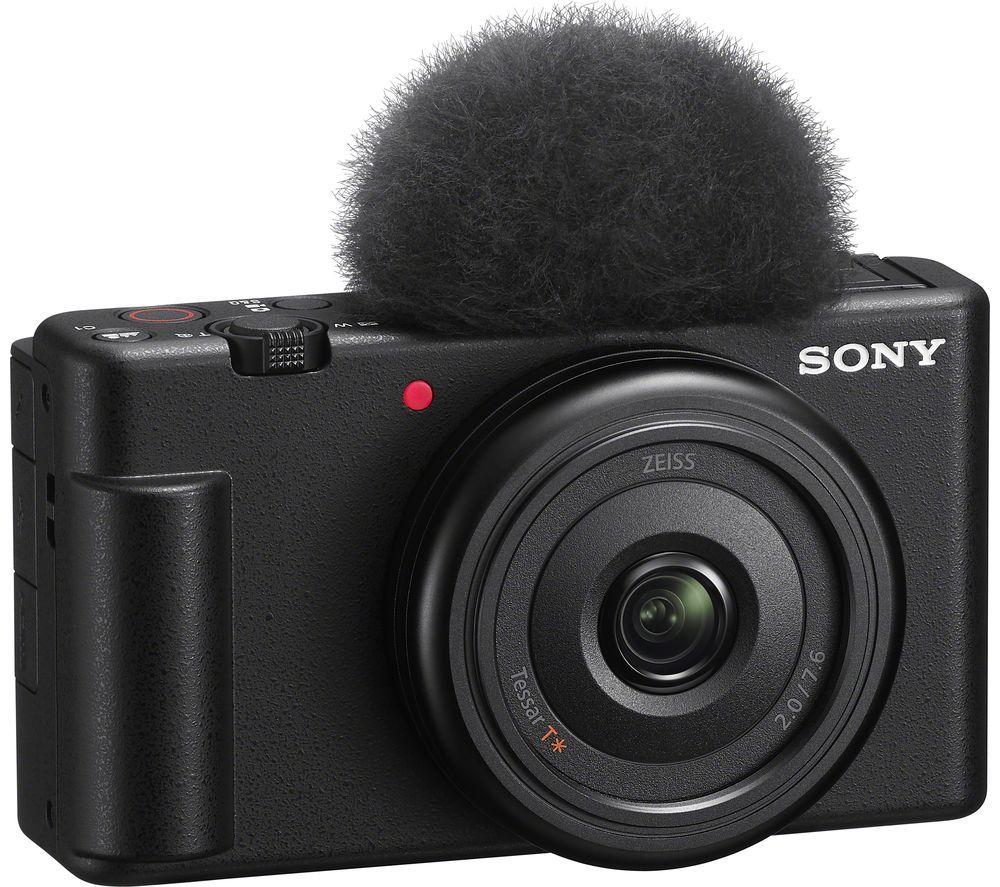 SONY ZV-1F High Performance Compact Vlogging Camera & GP-VPT2BT Shooting  Grip Bundle