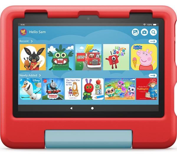 Fire HD 8" Kids Tablet (2022) - 32 GB, Red