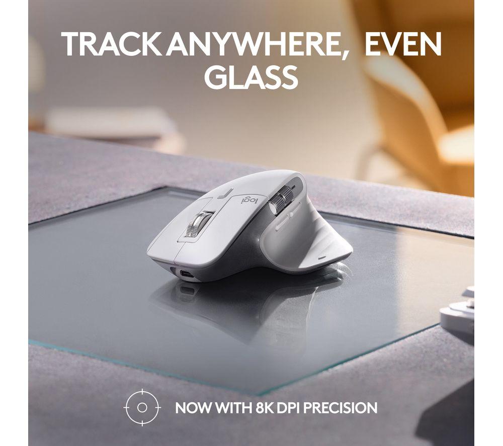 LOGITECH MX Master 3S for Mac Wireless Darkfield Mouse - Pale Grey image number 3 of 13