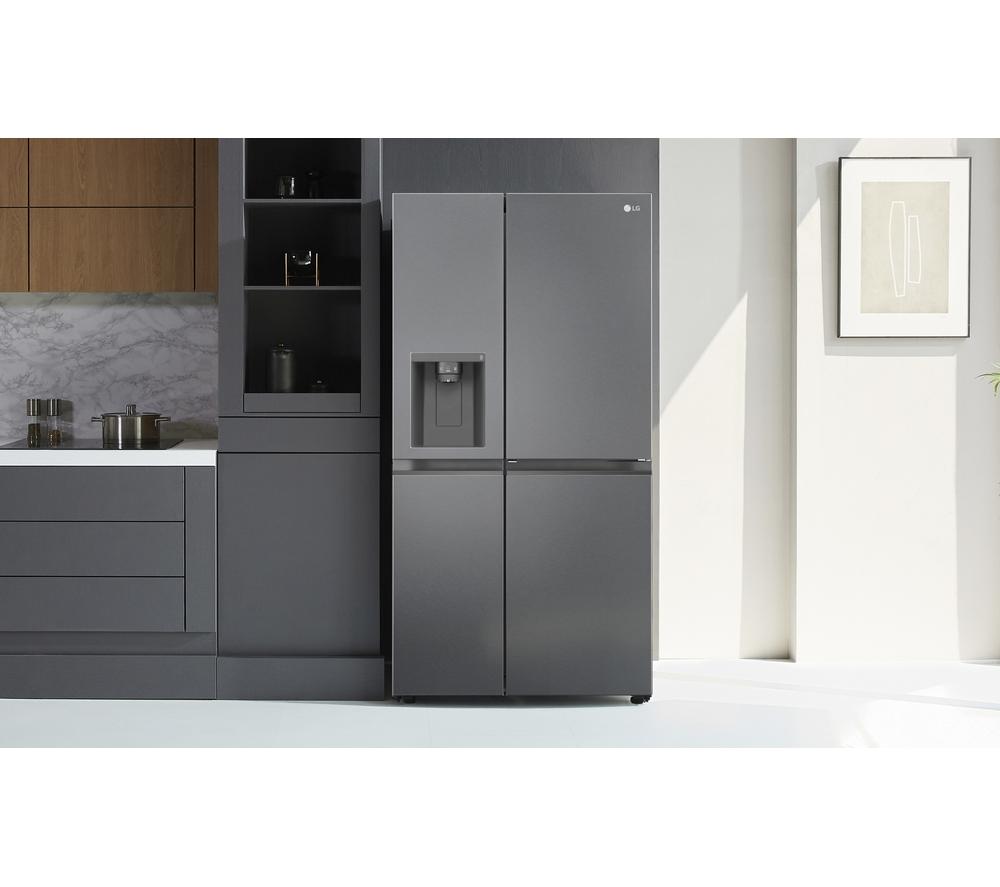 LG NatureFRESH GSJV51DSXF American-Style Fridge Freezer - Dark Graphite image number 14 of 15