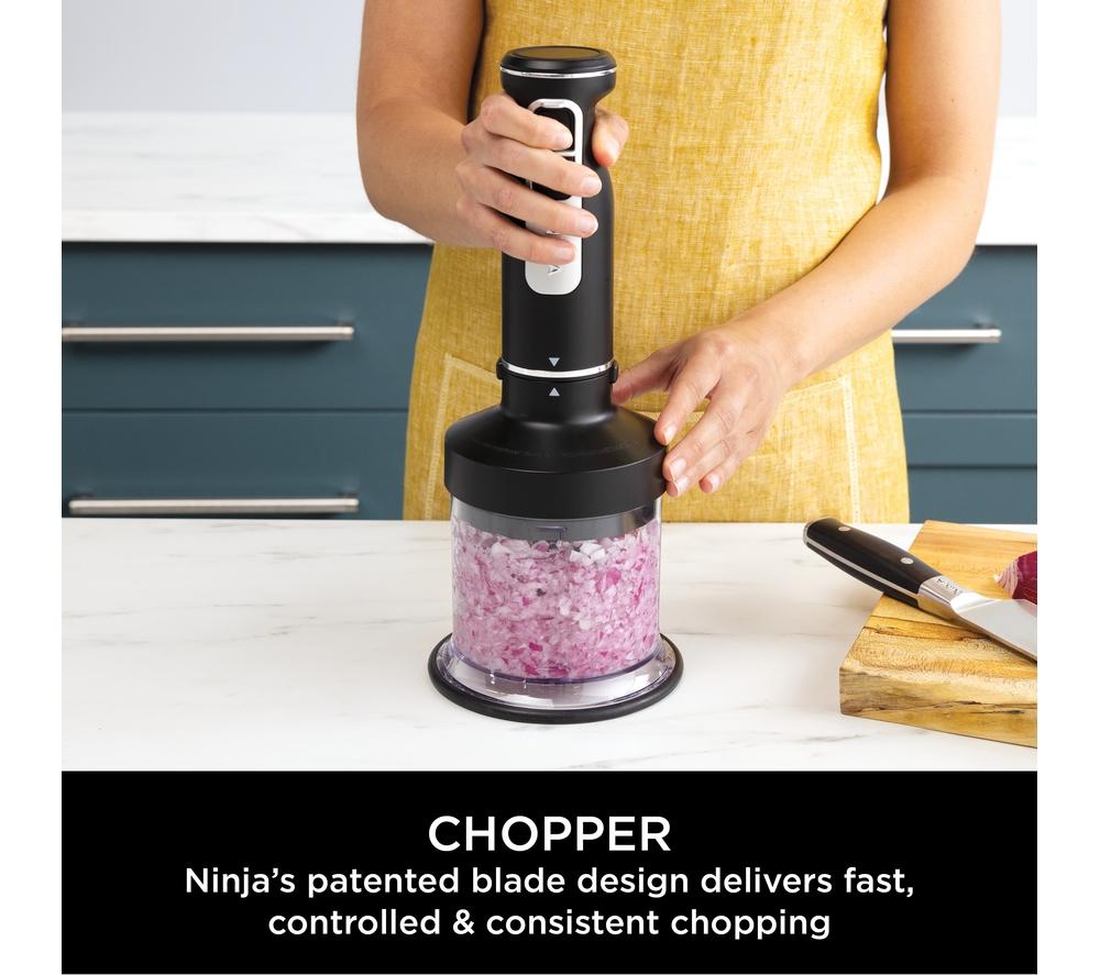 Ninja Foodi 3-in-1 Hand Blender, Mixer & Chopper CI100UK - QVC UK